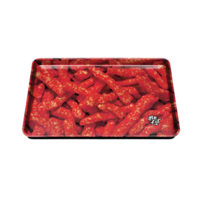 Be Lit Large Rolling Tray, Flaming Hot
