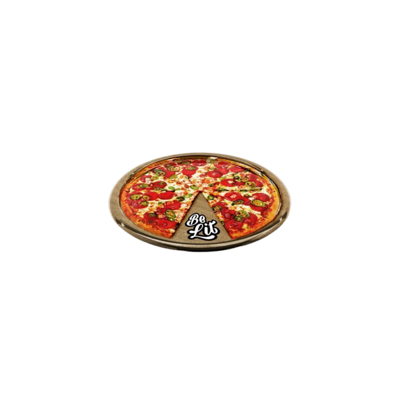 Be Lit Round Rolling Tray, Slice