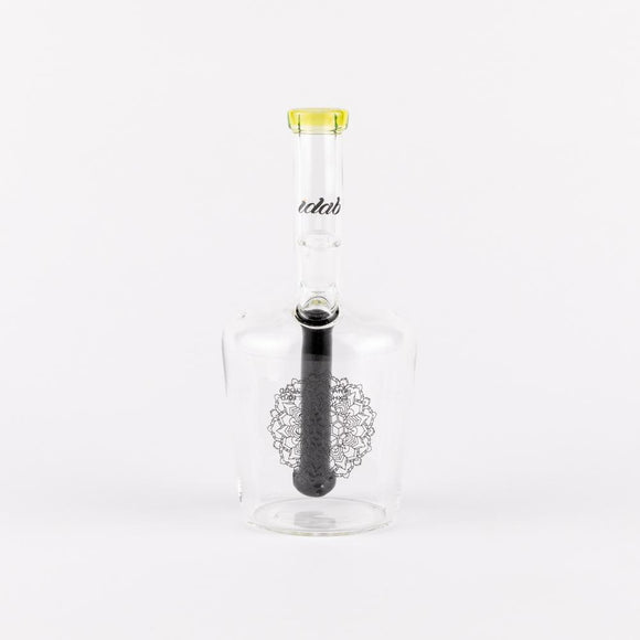 iDab Henny Bottle Dab Rig - Medium(Opal + Lip Wrap) (downstem matching lip)  10mm