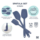Non-Stick Silicone Spatula Set by Magical Butter (Set of 3)