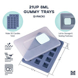 Non-Stick Silicone 21UP™ Square Medible Tray by Magical Butter